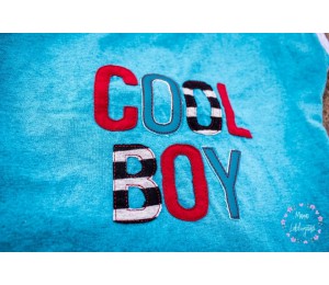 Stickserie - Skinny Alpha Fransenappli Schriftart